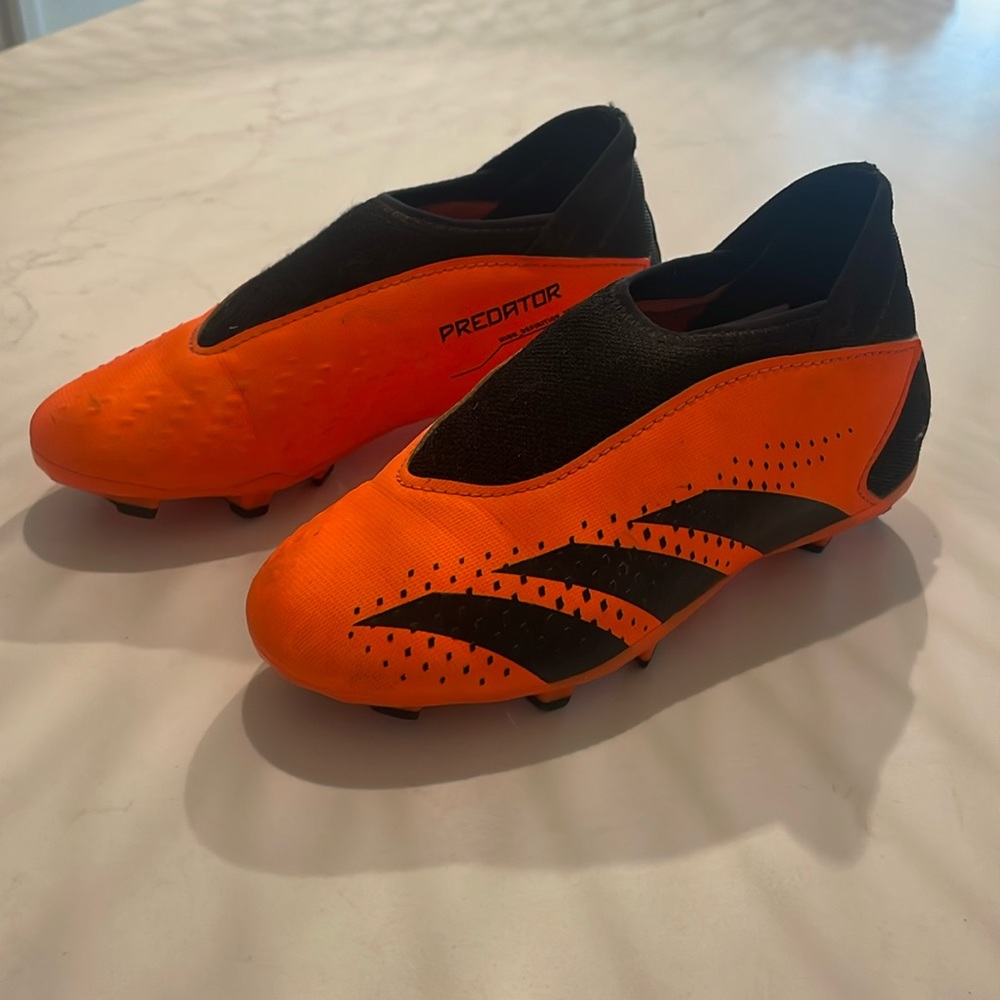 Predator Orange Cleats Adidas